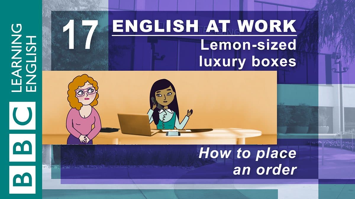 English at Work / Lemon-sized luxury boxes