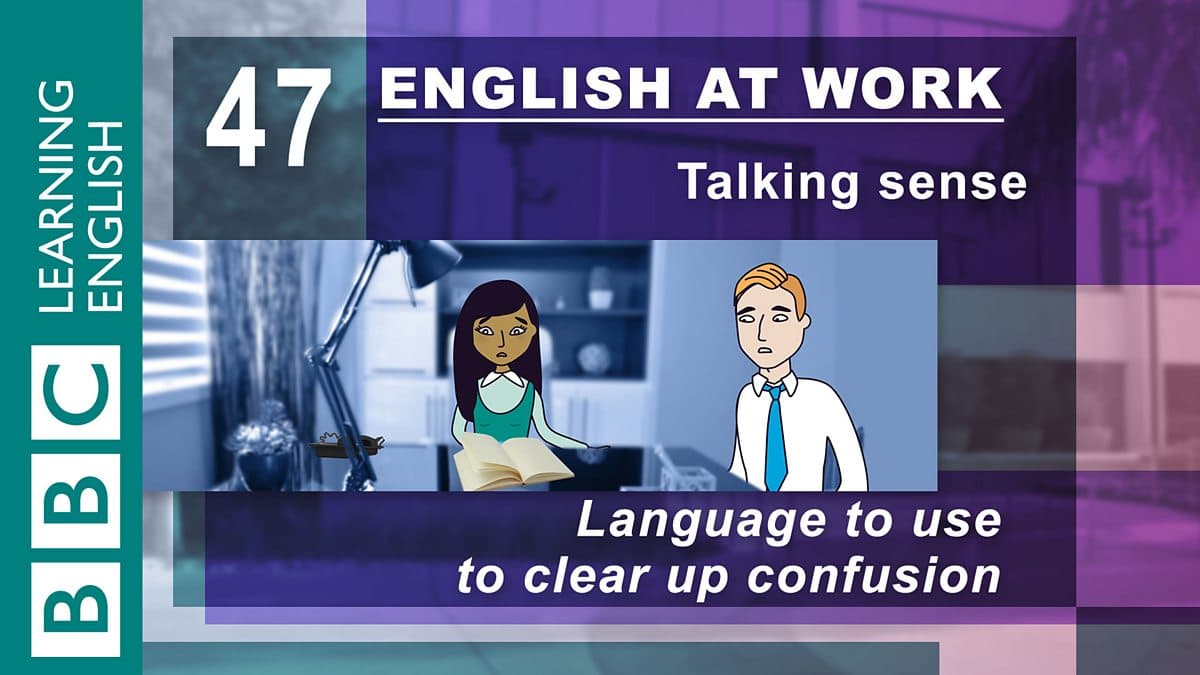 English at Work / Talking sense