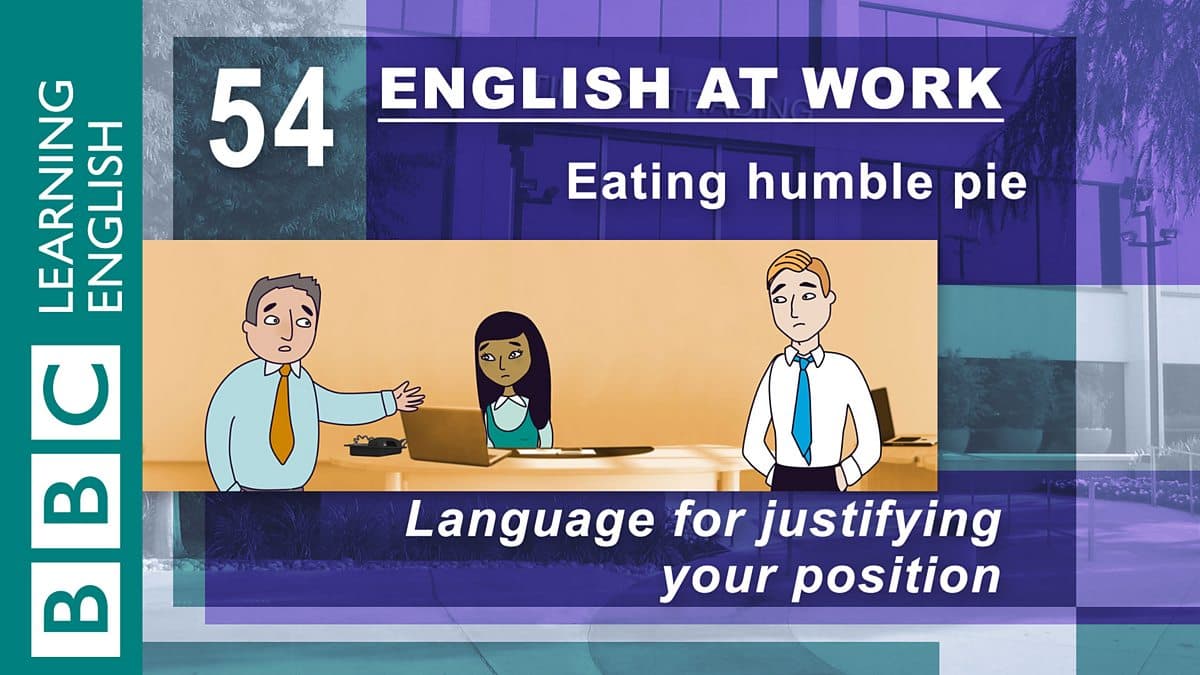 English at Work / Eating humble pie