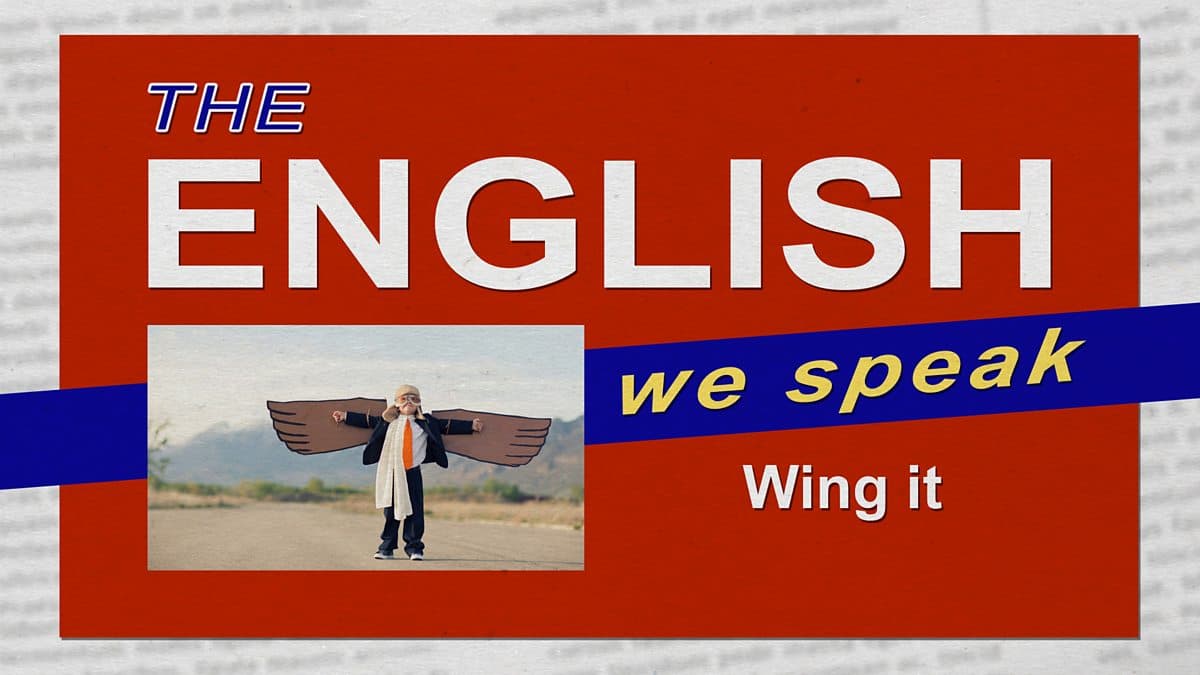 The English We Speak / Wing it