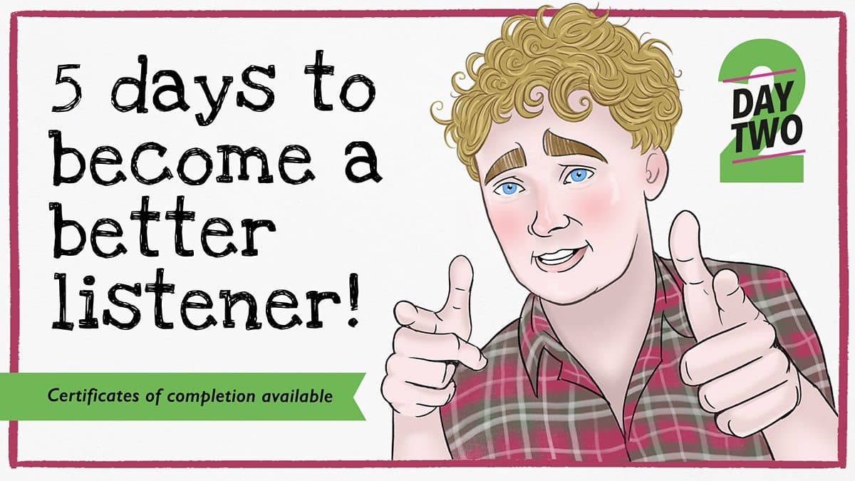 5 days to become a better listener / Day 2. Learn Tim's tip for today