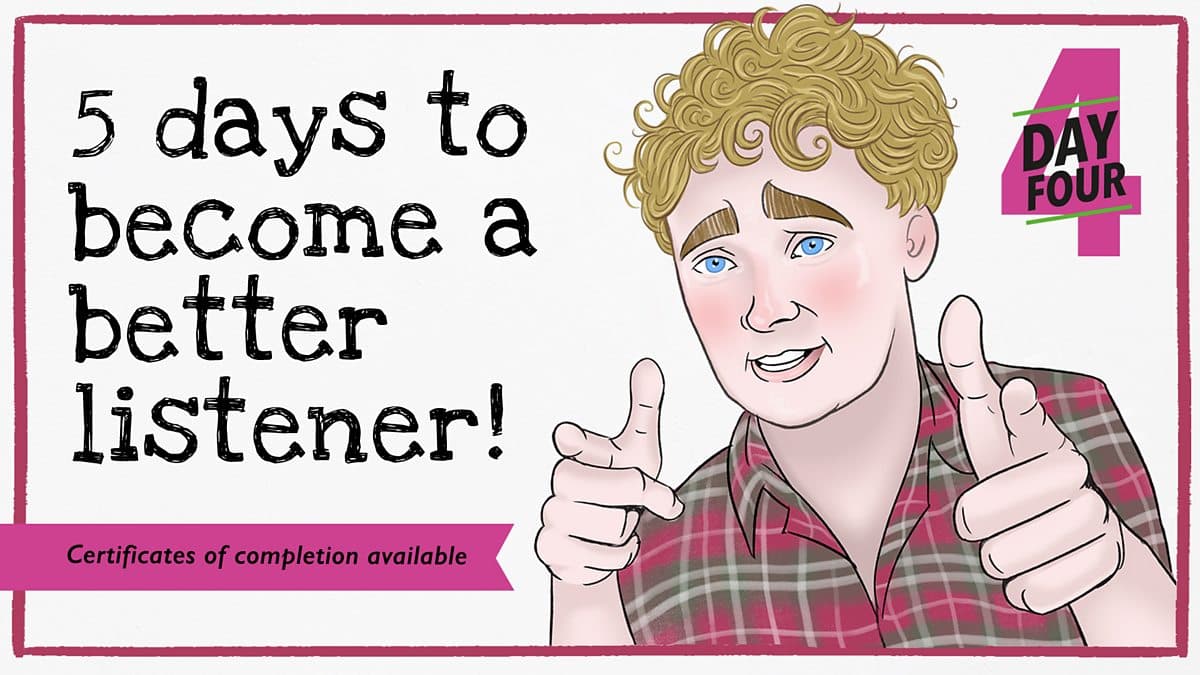 5 days to become a better listener / Day 4. Get Tim's latest tip!