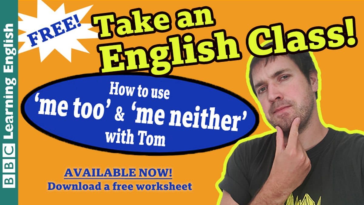 Class / Take an English class: Agreeing and disagreeing