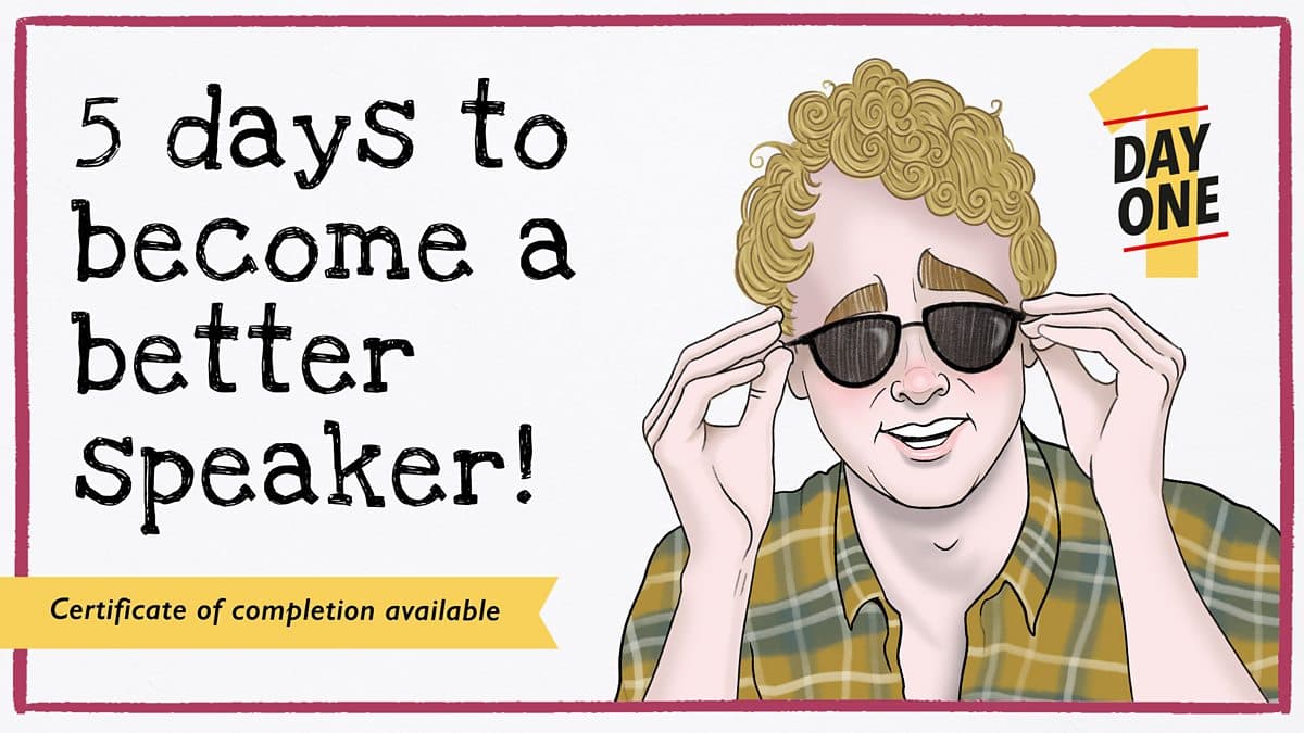 5 days to improve your speaking / Day 1