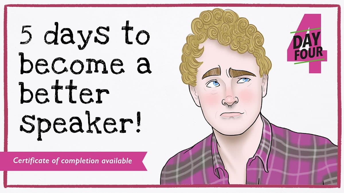 5 days to improve your speaking / Day 4 - Listening & Badge Day!