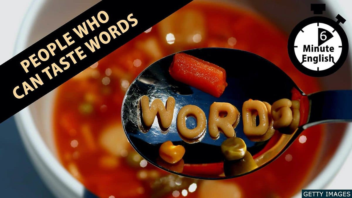 6 Minute English / People who can taste words