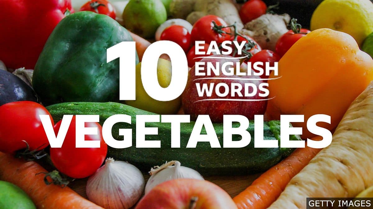 10 Easy English Words / Vegetables