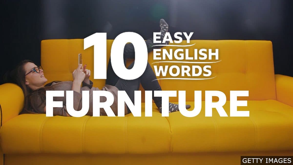 10 Easy English Words / Furniture