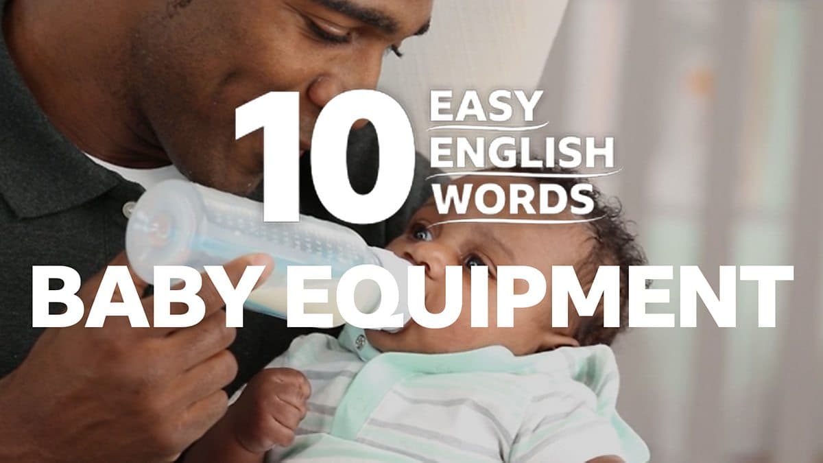 10 Easy English Words / Baby equipment