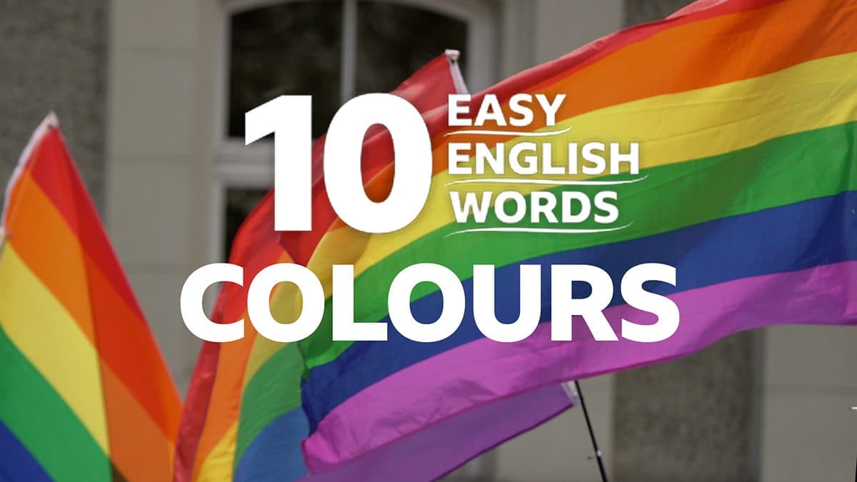 10 Easy English Words / Colours
