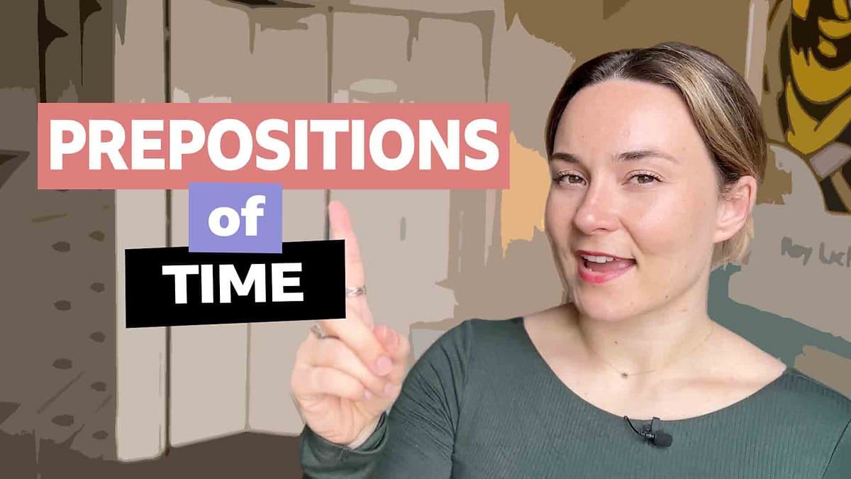 Prepositions with Georgie / Prepositions of time