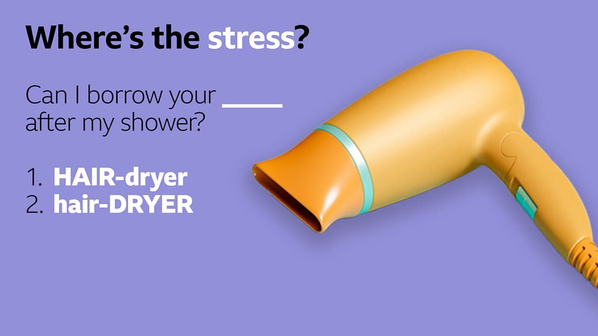 Quizzes / Where's the stress?