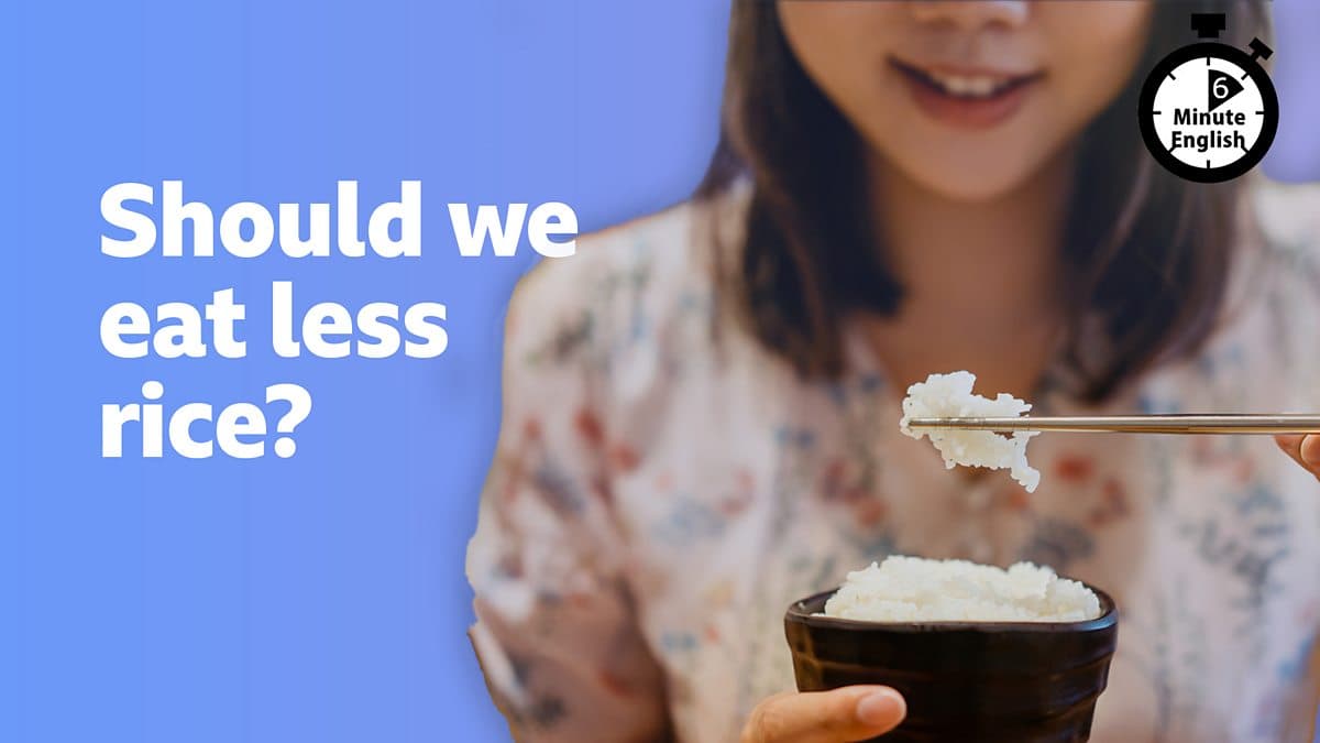 6 Minute English / Should we eat less rice?