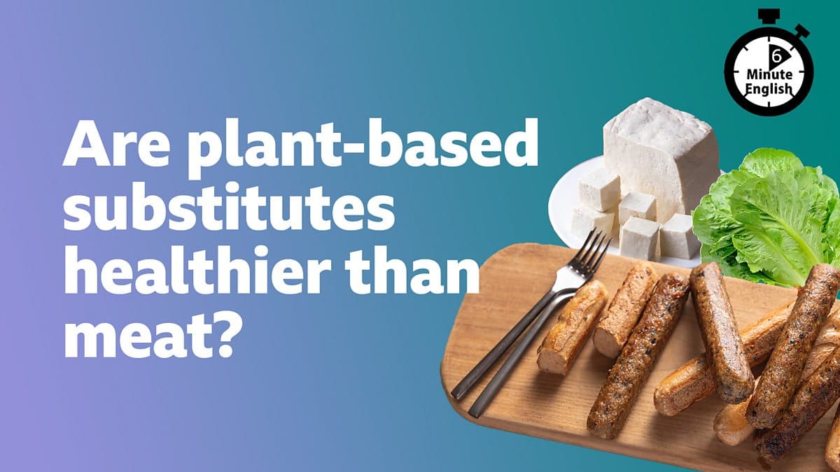 6 Minute English / Are plant-based substitutes healthier than meat?