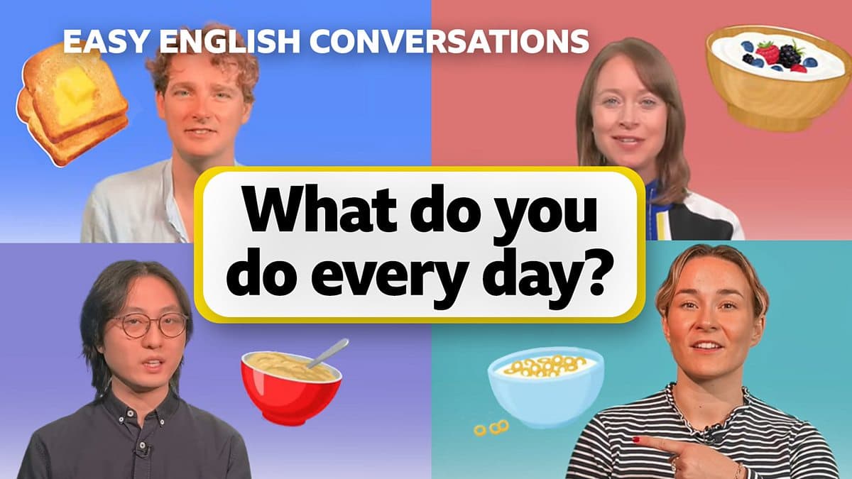 Easy English Conversations / What do you do every day?