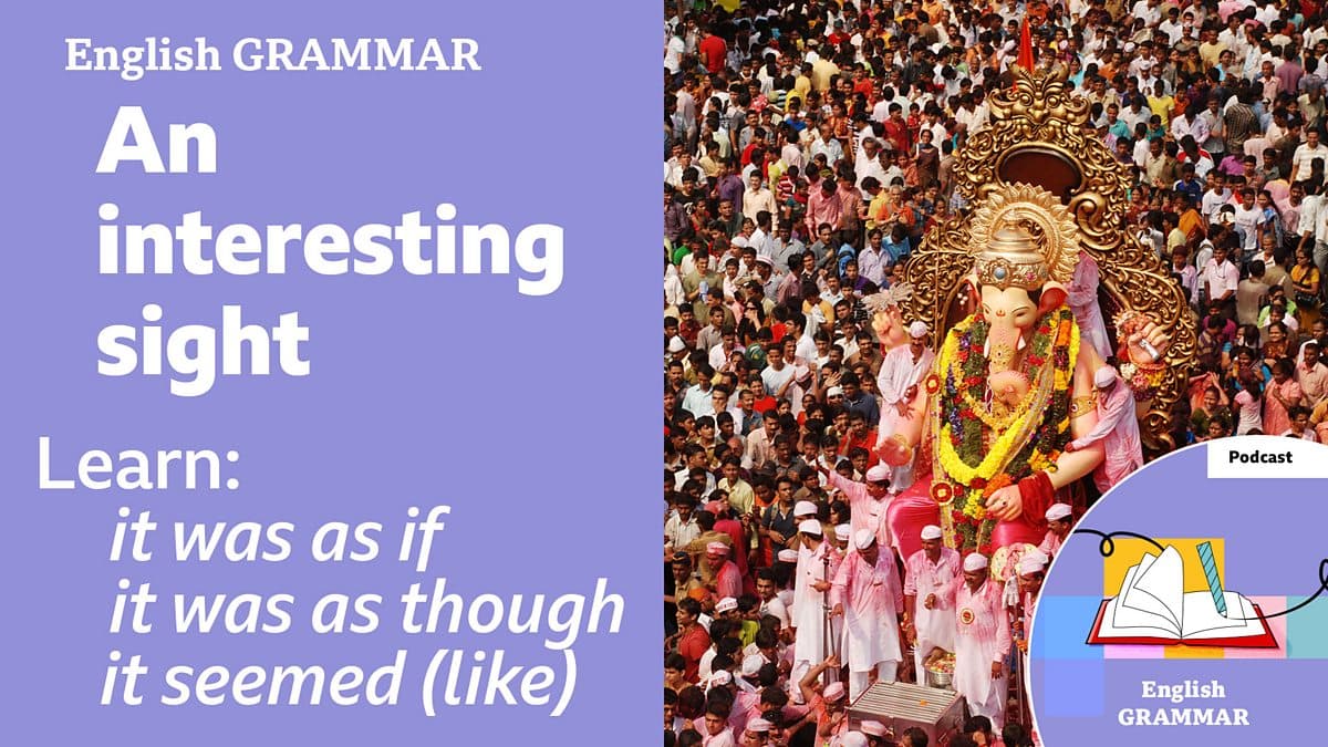 Learning English Grammar / An interesting sight