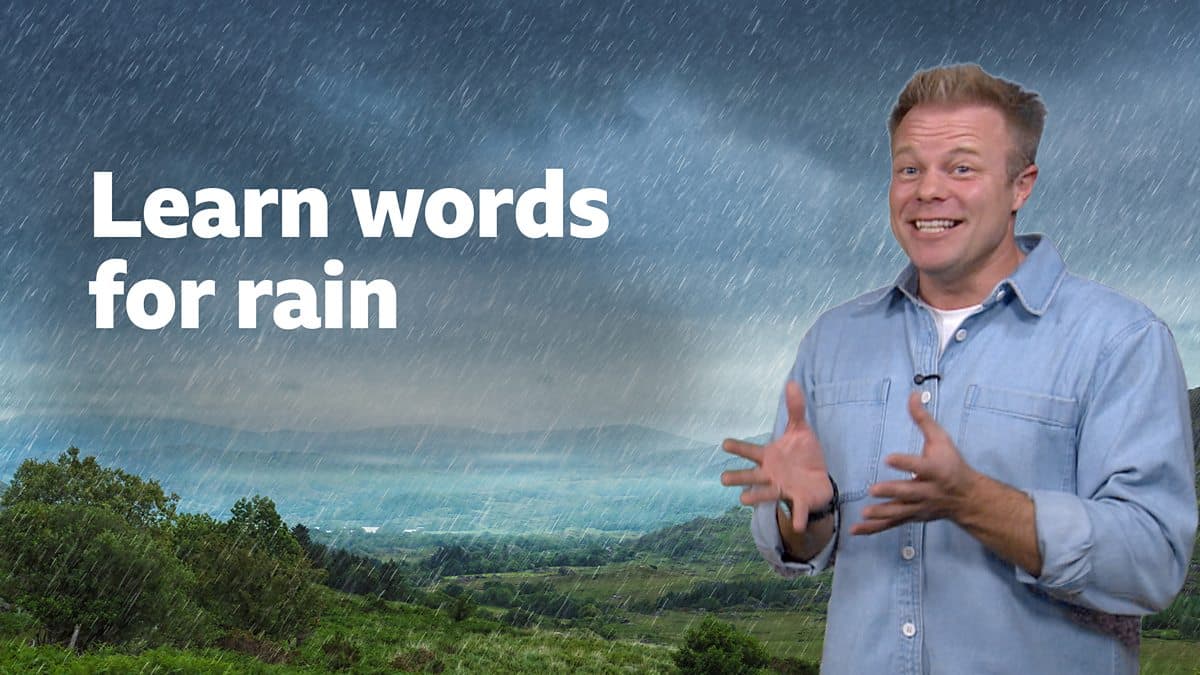 How we talk about the weather / Learn words for rain