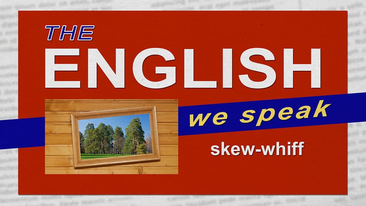 The English We Speak / skew-whiff
