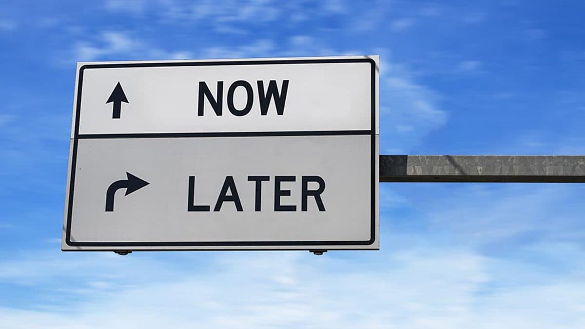 The English We Speak / It's now or never