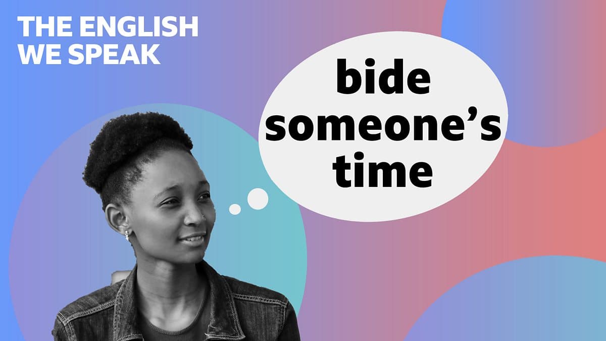 The English We Speak / Bide someone's time