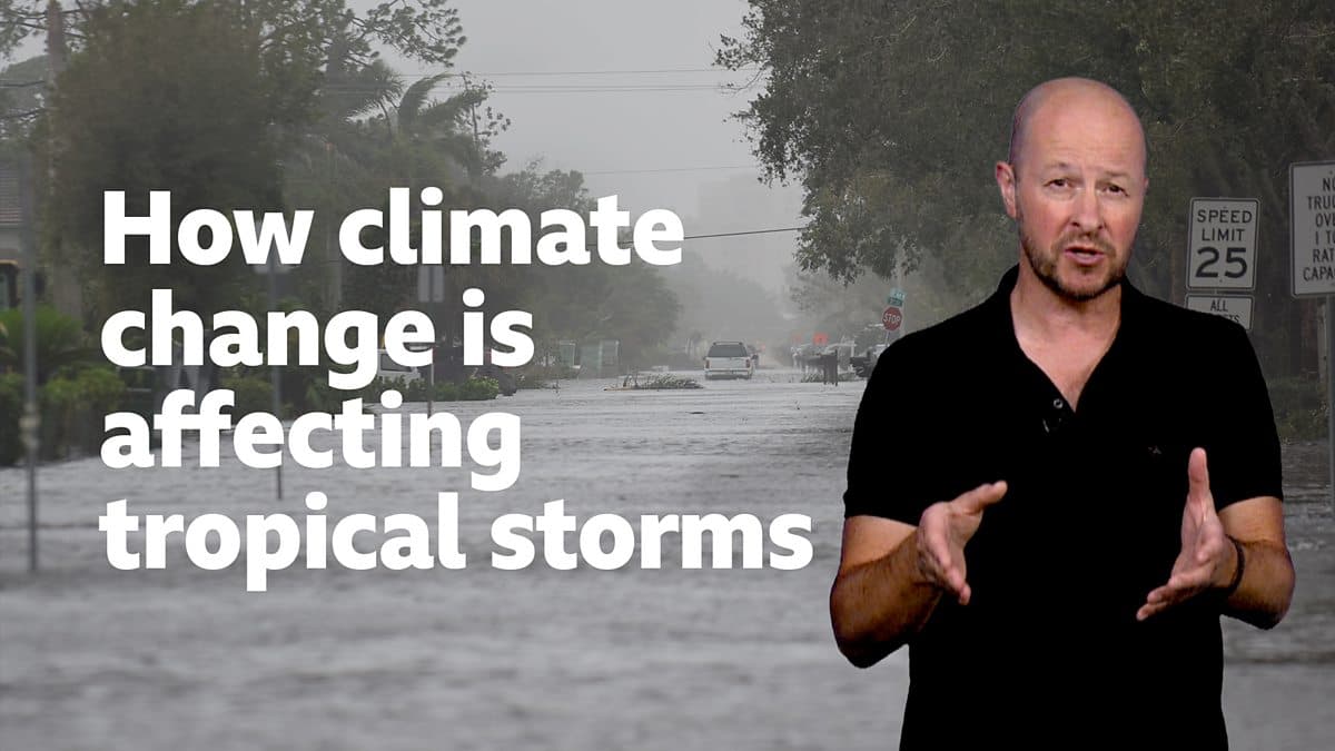How we talk about the weather / How climate change is affecting tropical storms